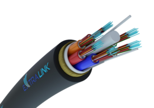 partes de un cable de fibra óptica 