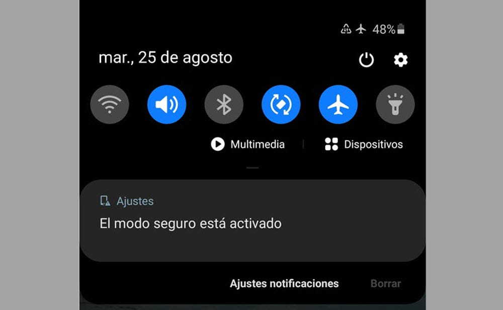 como se quita el modo seguro de un zte